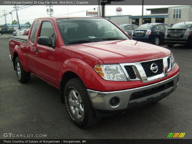 Red Brick / Graphite 2009 Nissan Frontier SE King Cab 4x4