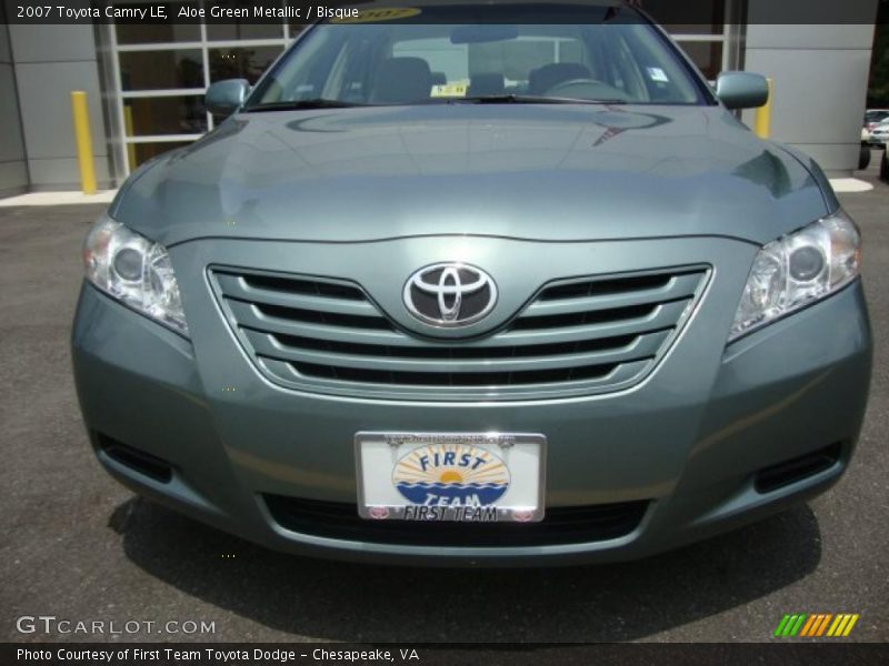 Aloe Green Metallic / Bisque 2007 Toyota Camry LE