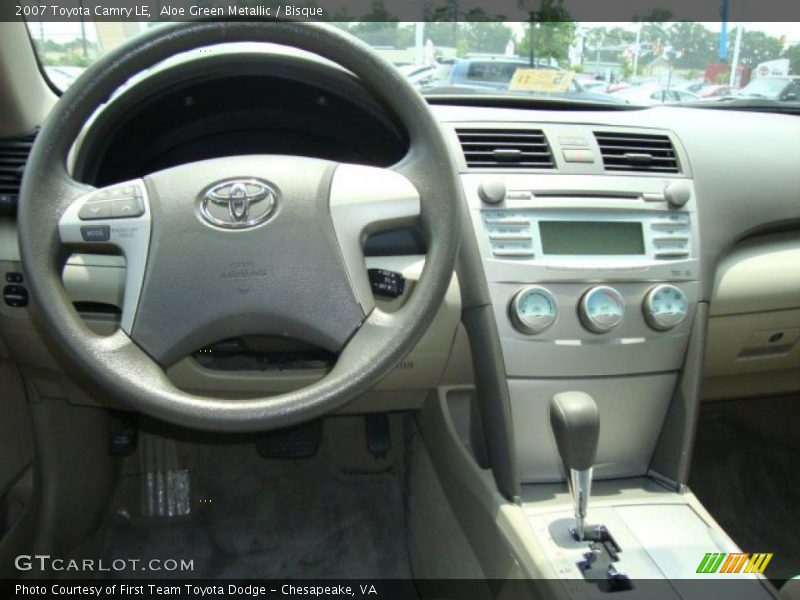 Aloe Green Metallic / Bisque 2007 Toyota Camry LE