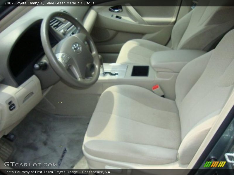 Aloe Green Metallic / Bisque 2007 Toyota Camry LE
