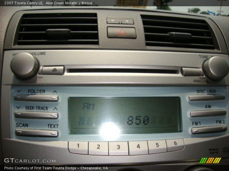 Aloe Green Metallic / Bisque 2007 Toyota Camry LE