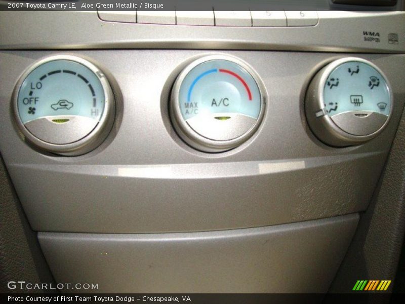Aloe Green Metallic / Bisque 2007 Toyota Camry LE