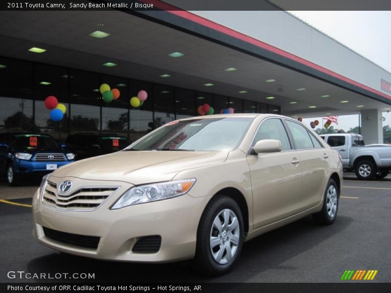 Sandy Beach Metallic / Bisque 2011 Toyota Camry