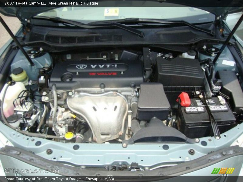 Aloe Green Metallic / Bisque 2007 Toyota Camry LE