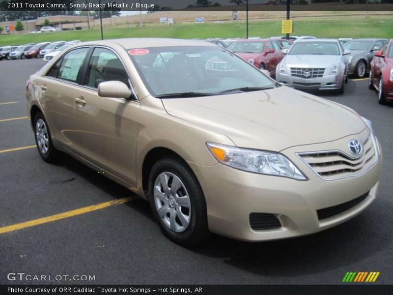 Sandy Beach Metallic / Bisque 2011 Toyota Camry