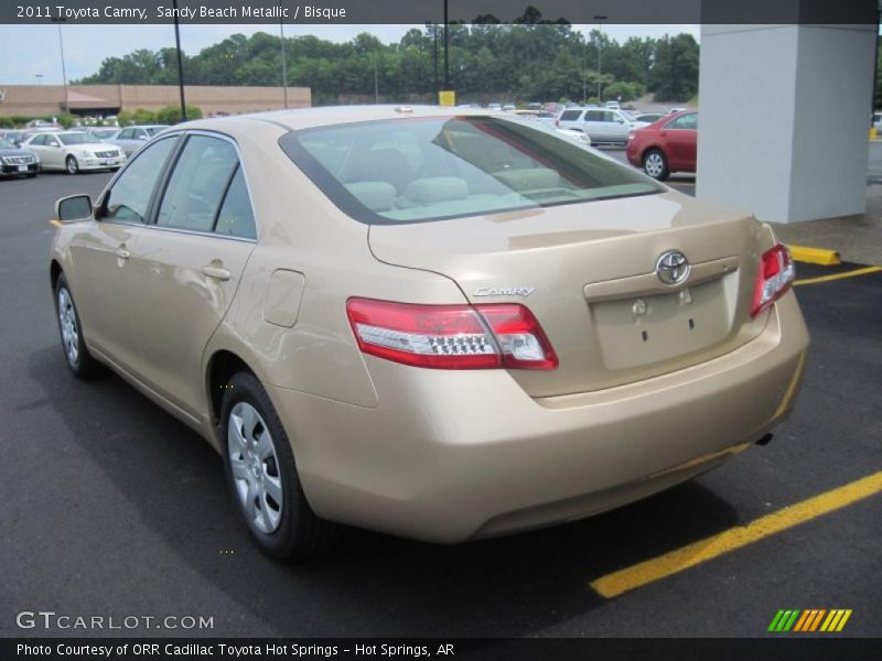 Sandy Beach Metallic / Bisque 2011 Toyota Camry