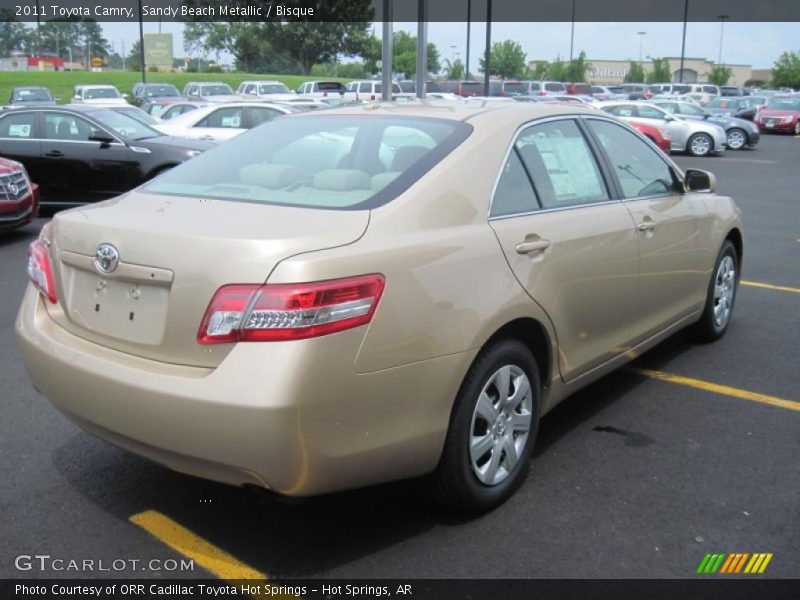 Sandy Beach Metallic / Bisque 2011 Toyota Camry