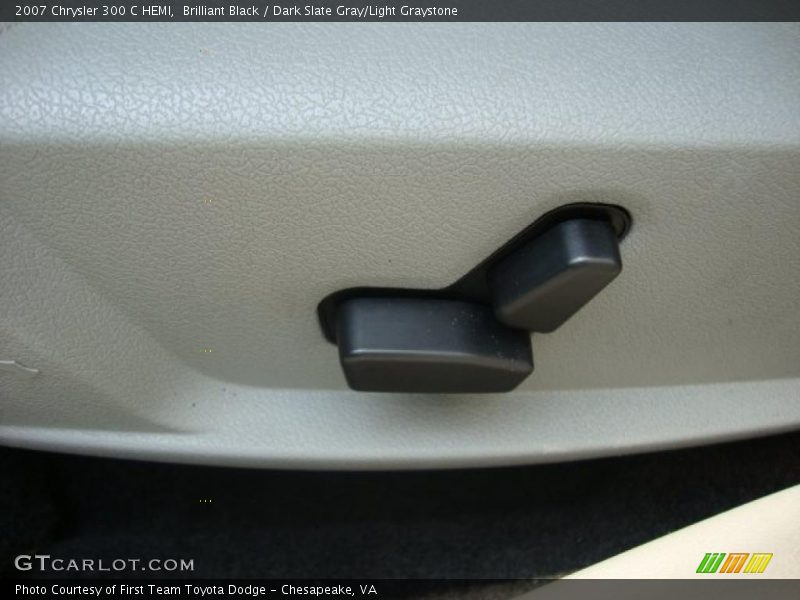 Brilliant Black / Dark Slate Gray/Light Graystone 2007 Chrysler 300 C HEMI