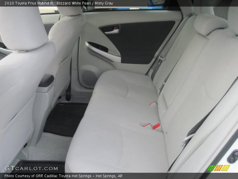 Blizzard White Pearl / Misty Gray 2010 Toyota Prius Hybrid III