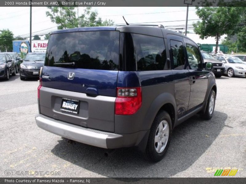 Eternal Blue Pearl / Gray 2003 Honda Element EX AWD