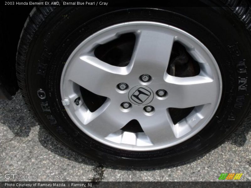 Eternal Blue Pearl / Gray 2003 Honda Element EX AWD