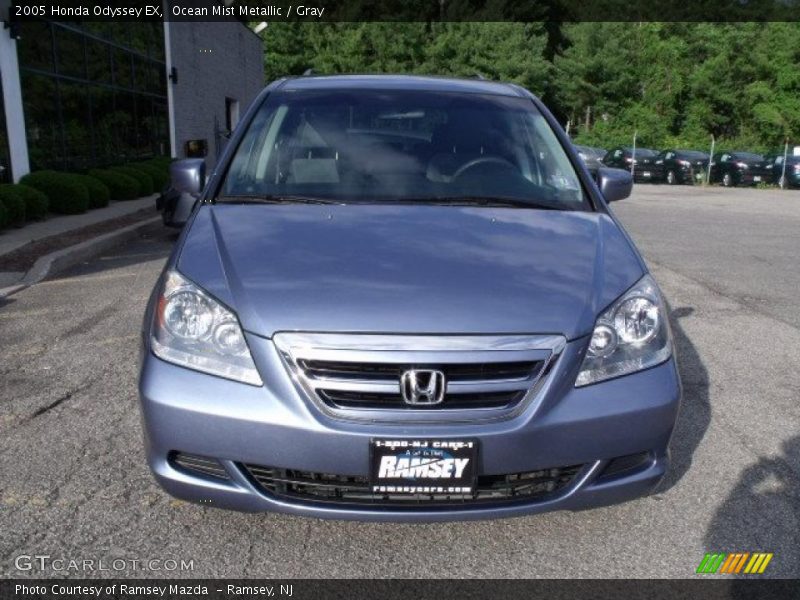 Ocean Mist Metallic / Gray 2005 Honda Odyssey EX