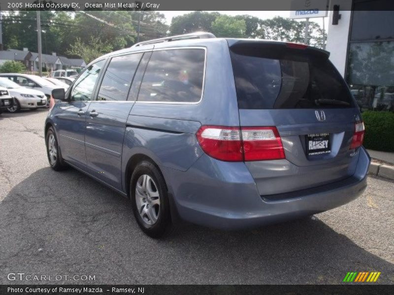 Ocean Mist Metallic / Gray 2005 Honda Odyssey EX