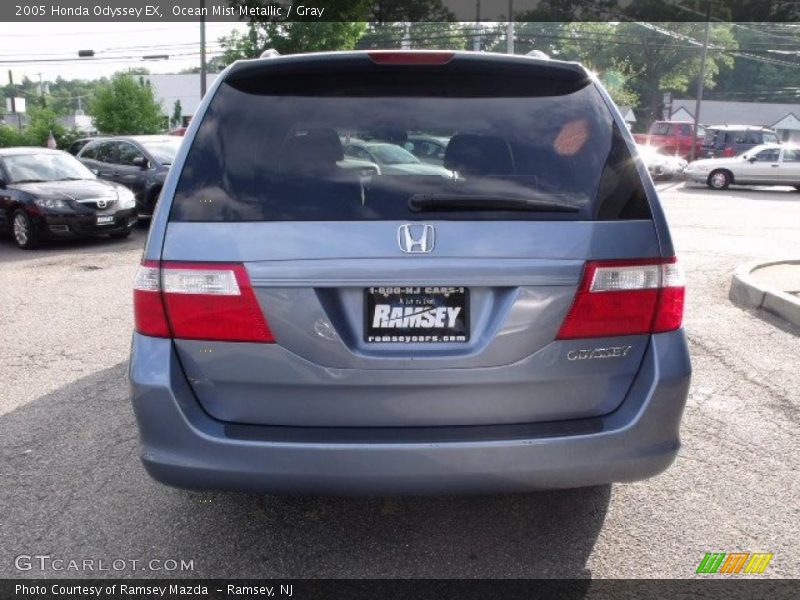 Ocean Mist Metallic / Gray 2005 Honda Odyssey EX