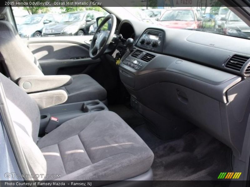 Ocean Mist Metallic / Gray 2005 Honda Odyssey EX