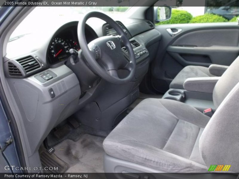 Ocean Mist Metallic / Gray 2005 Honda Odyssey EX