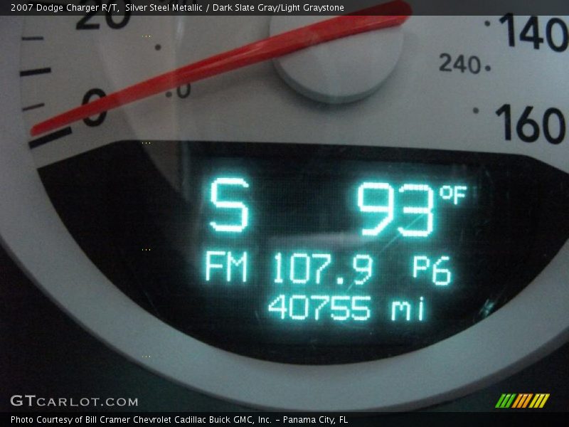 Silver Steel Metallic / Dark Slate Gray/Light Graystone 2007 Dodge Charger R/T