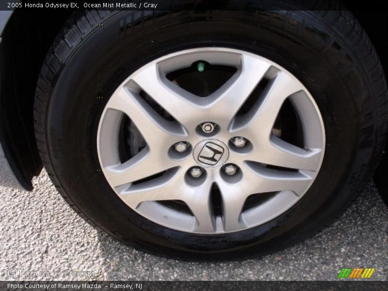 Ocean Mist Metallic / Gray 2005 Honda Odyssey EX
