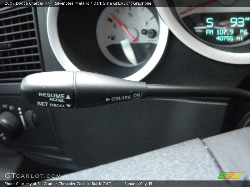 Silver Steel Metallic / Dark Slate Gray/Light Graystone 2007 Dodge Charger R/T