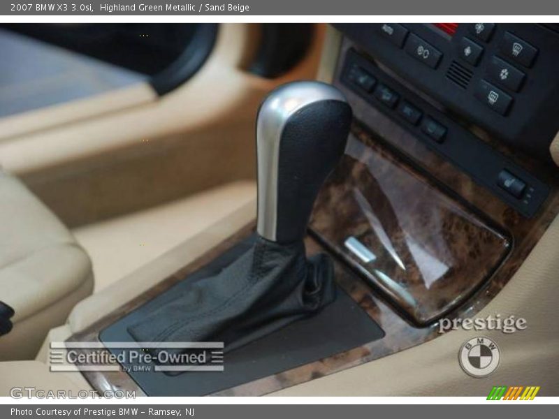 Highland Green Metallic / Sand Beige 2007 BMW X3 3.0si