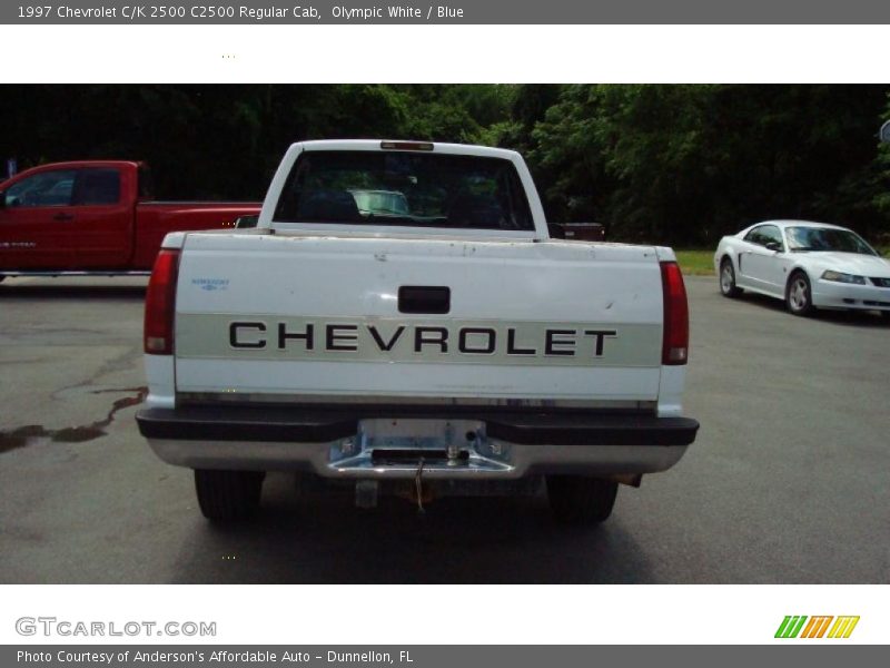 Olympic White / Blue 1997 Chevrolet C/K 2500 C2500 Regular Cab