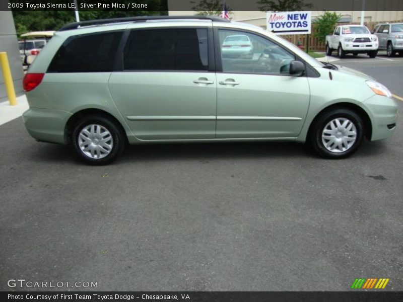 Silver Pine Mica / Stone 2009 Toyota Sienna LE