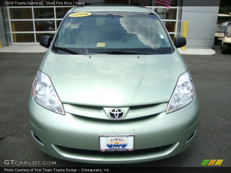 Silver Pine Mica / Stone 2009 Toyota Sienna LE