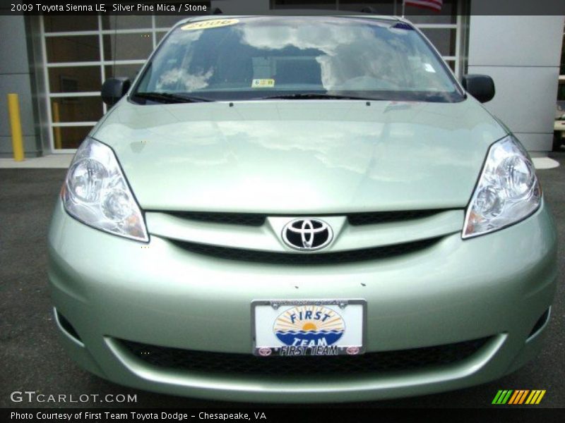 Silver Pine Mica / Stone 2009 Toyota Sienna LE