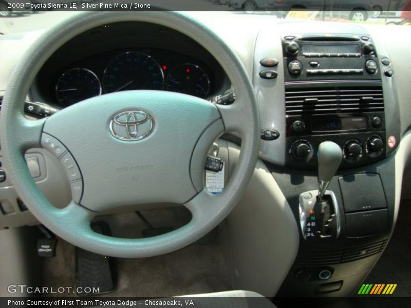 Silver Pine Mica / Stone 2009 Toyota Sienna LE