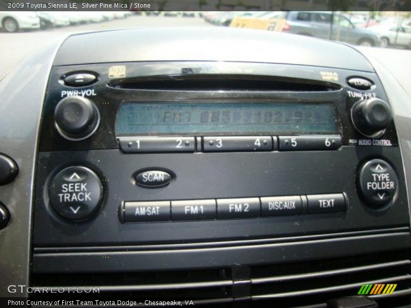 Silver Pine Mica / Stone 2009 Toyota Sienna LE