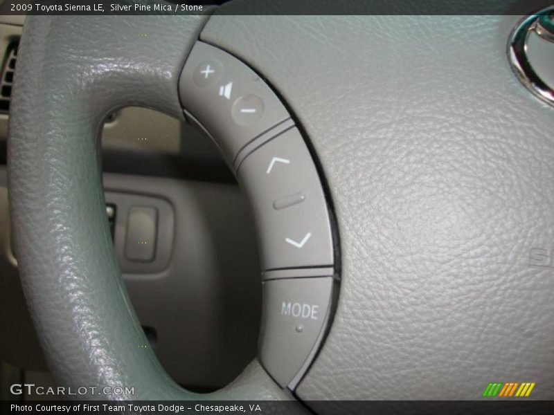 Silver Pine Mica / Stone 2009 Toyota Sienna LE