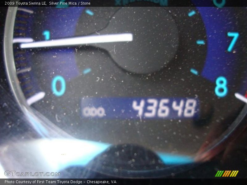 Silver Pine Mica / Stone 2009 Toyota Sienna LE