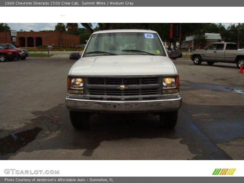 Summit White / Medium Gray 1999 Chevrolet Silverado 2500 Crew Cab