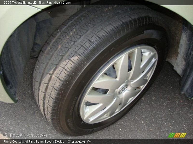 Silver Pine Mica / Stone 2009 Toyota Sienna LE