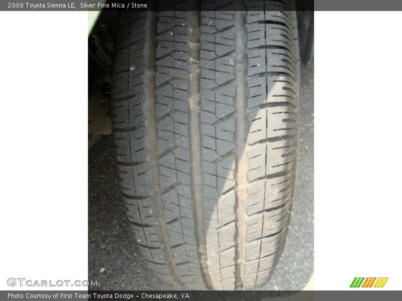 Silver Pine Mica / Stone 2009 Toyota Sienna LE
