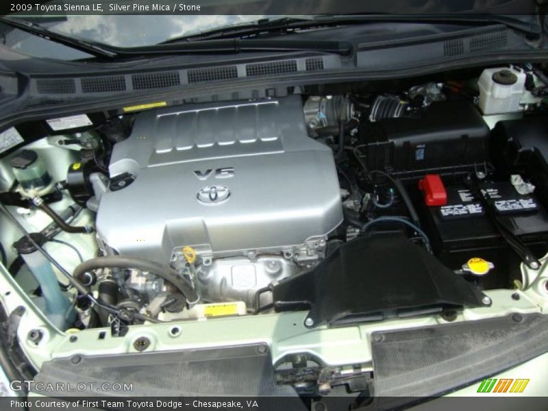 Silver Pine Mica / Stone 2009 Toyota Sienna LE