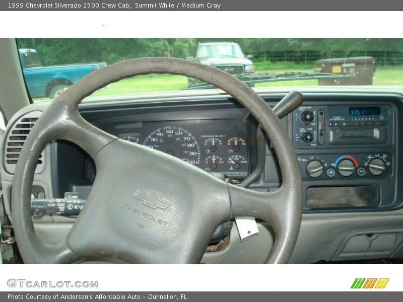 Summit White / Medium Gray 1999 Chevrolet Silverado 2500 Crew Cab