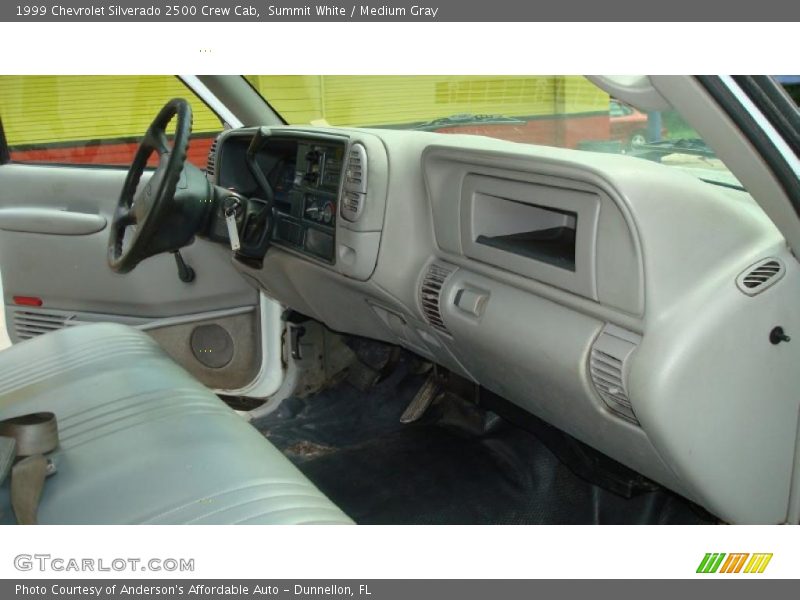 Summit White / Medium Gray 1999 Chevrolet Silverado 2500 Crew Cab