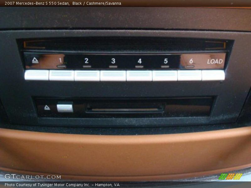 Black / Cashmere/Savanna 2007 Mercedes-Benz S 550 Sedan