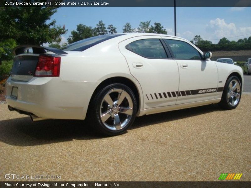 Stone White / Dark Slate Gray 2009 Dodge Charger R/T
