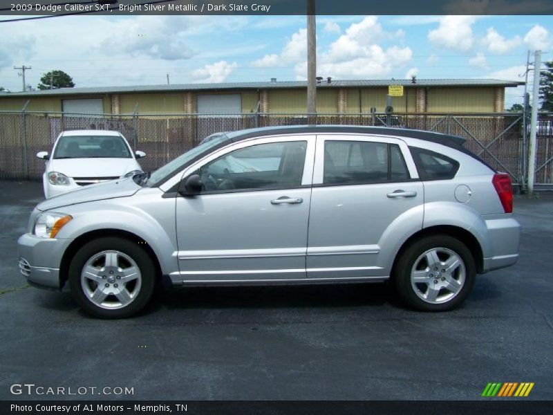 Bright Silver Metallic / Dark Slate Gray 2009 Dodge Caliber SXT