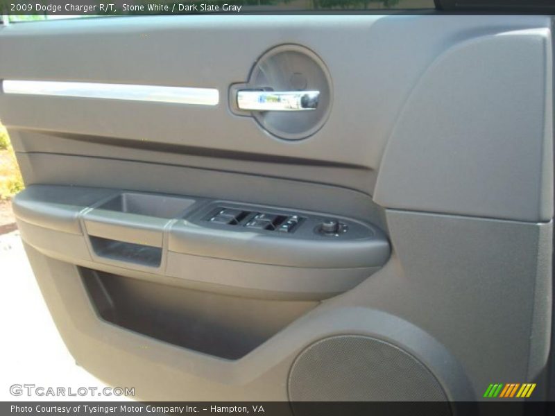 Stone White / Dark Slate Gray 2009 Dodge Charger R/T