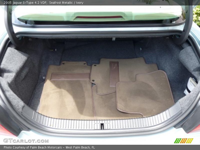 Seafrost Metallic / Ivory 2005 Jaguar S-Type 4.2 VDP
