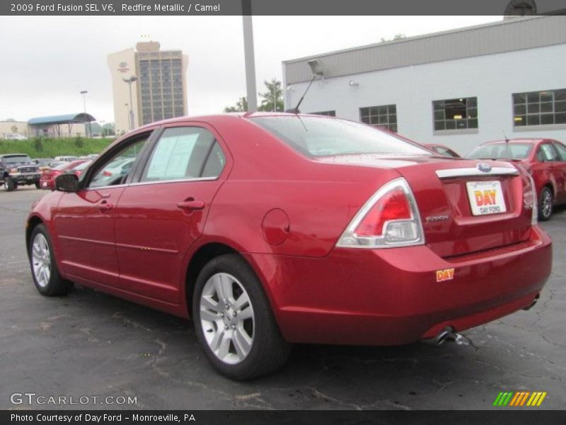 Redfire Metallic / Camel 2009 Ford Fusion SEL V6