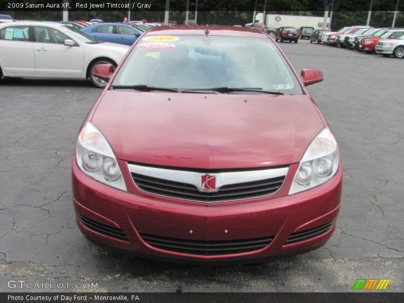 Red Jewel Tintcoat / Gray 2009 Saturn Aura XR