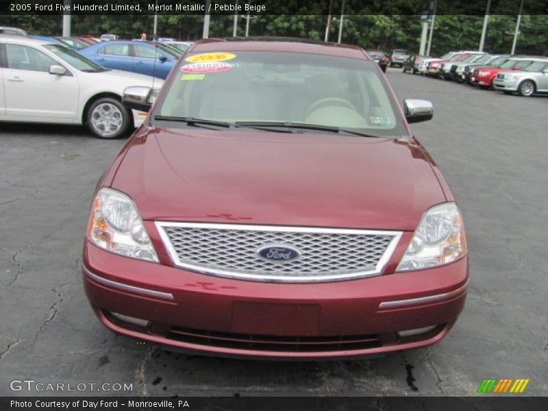Merlot Metallic / Pebble Beige 2005 Ford Five Hundred Limited
