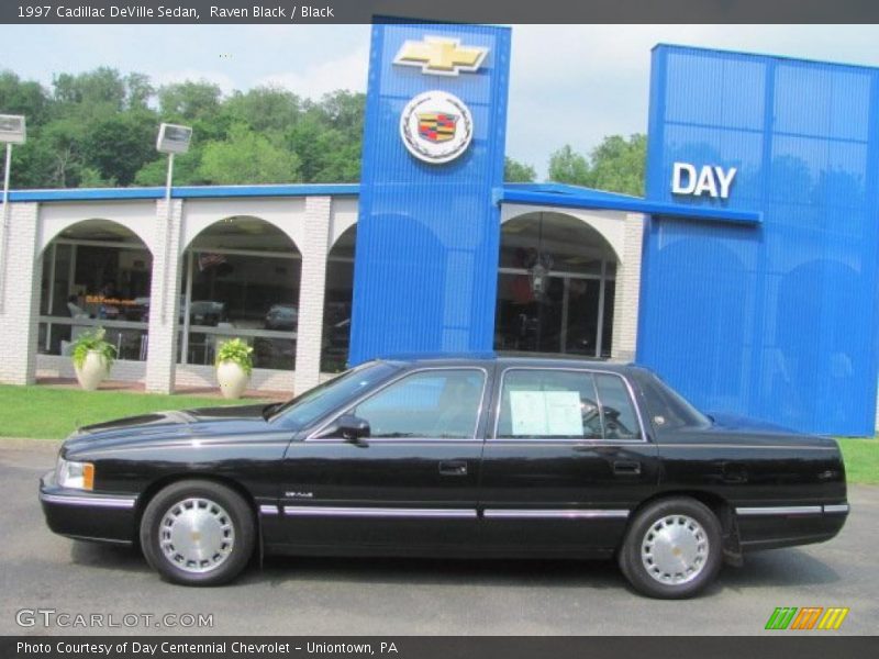 Raven Black / Black 1997 Cadillac DeVille Sedan