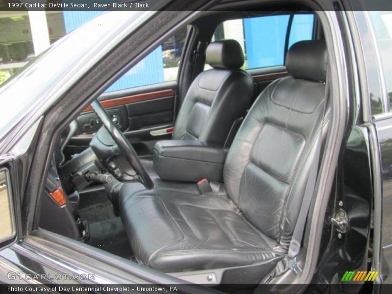 Raven Black / Black 1997 Cadillac DeVille Sedan