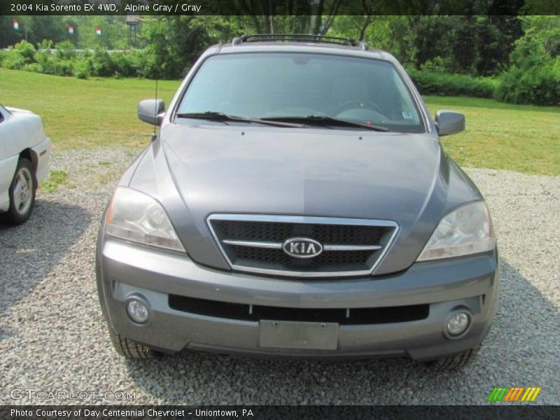 Alpine Gray / Gray 2004 Kia Sorento EX 4WD