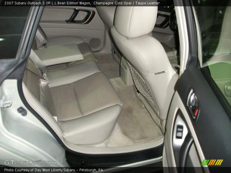 Champagne Gold Opal / Taupe Leather 2007 Subaru Outback 3.0R L.L.Bean Edition Wagon